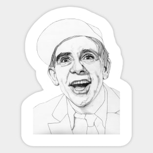 Norman Wisdom Sticker